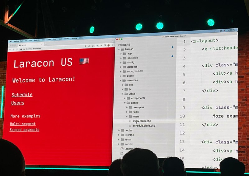 Анонс Laravel Folio Маршрутизация в Laravel на основе страниц