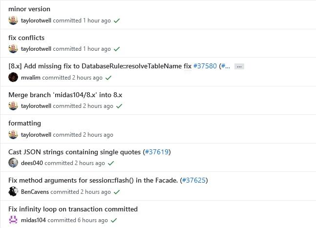 Релиз Laravel 8.46