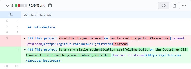 Тейлор вернул Laravel UI  статус официально поддерживаемого пакета