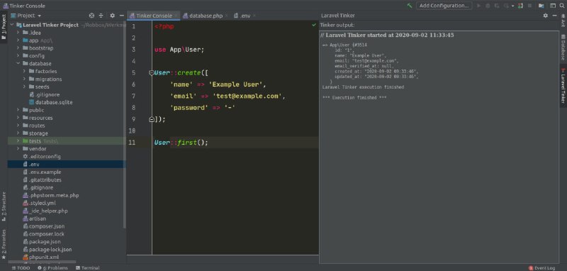 Релиз плагина Laravel Tinker 2.0 для PhpStormБыстрый запуск кода, как через laravel artisan tinker, но со всеми удобствами IDE