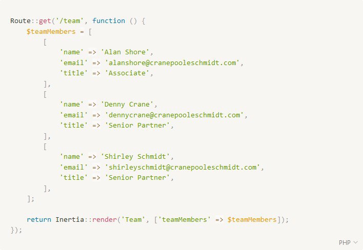 Как создать простое приложения на Laravel + Inertia