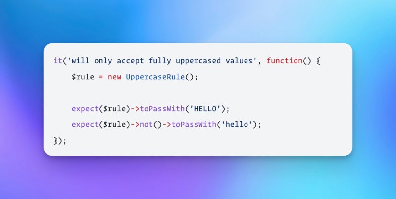 В Laravel 9 появился новый способ создания кастомных правил валидации Invokable Rules. В Laravel 10 он станет дефолтным. В статье рассказано, как тестировать такие правила.
