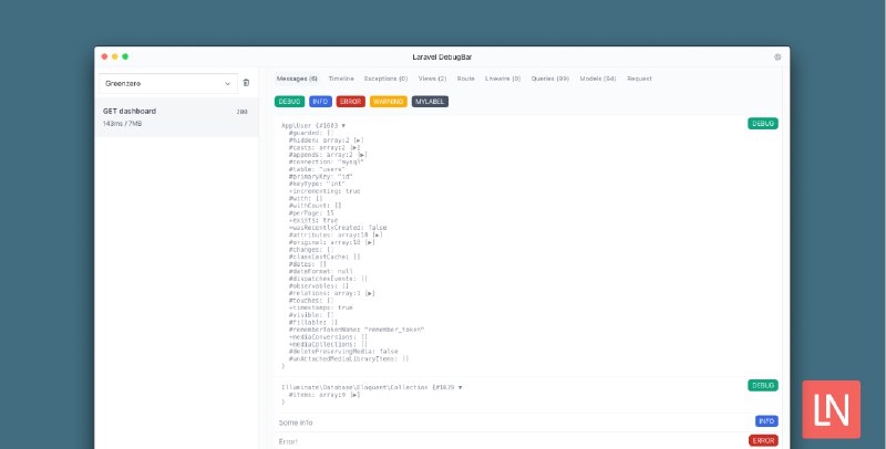 Laravel Debugbar Companion App
