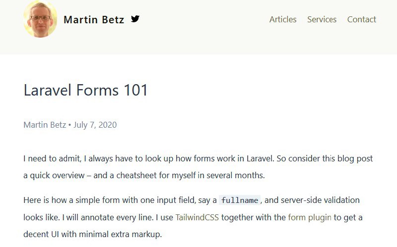 Как создавать формы в Laravel