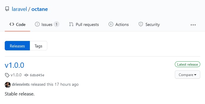 Наконец-то релиз Laravel Octane 1.0