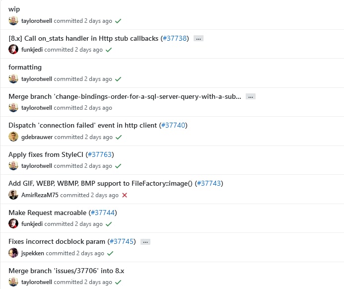 Релиз Laravel 8.48