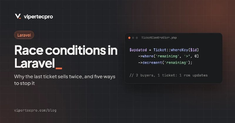 Race Conditions в Laravel: почему возникают и как их избежать