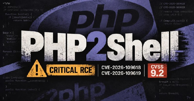 Команда безопасности PHP предварительно уведомляет: сегодня, в среду, 21 октября 2026 г., 17:00 MSK выйдет патч устраняющий две критические уязвимости с рейтингом CVSS 9.2. CVE-2026-109618 и CVE-2026-109619, уязвимости RCE в PHP находятся в пути обновления прогресса загрузки сессии.