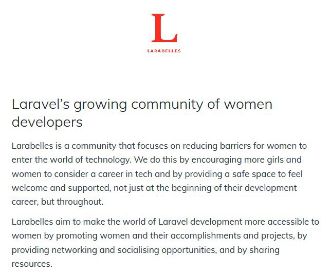 Анонс Larabelles