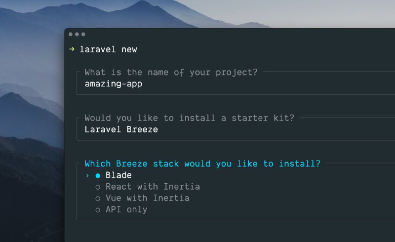 Релиз Laravel PromptsПакет для добавления красивых и удобных форм в командную строку. Включён в Laravel начиная с версии 10.17