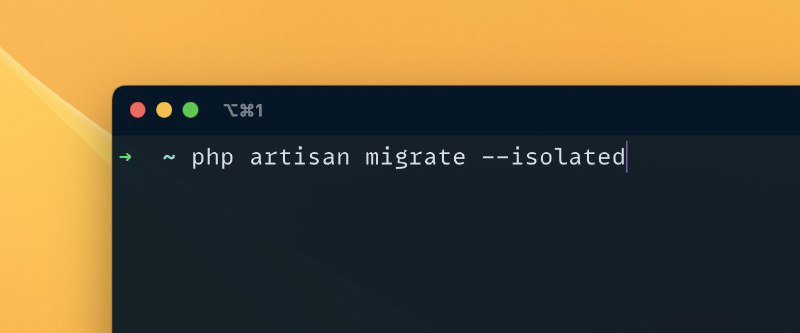 Изолируемые команды в Laravel 9.38Гарантируют, что только один экземпляр команды будет выполняться одновременно.