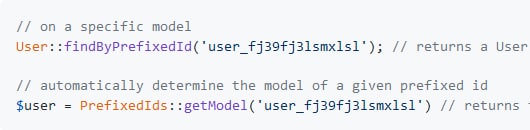 Релиз Laravel Prefixed IDsПакет от Spatie для создания префиксов идентификаторов моделей