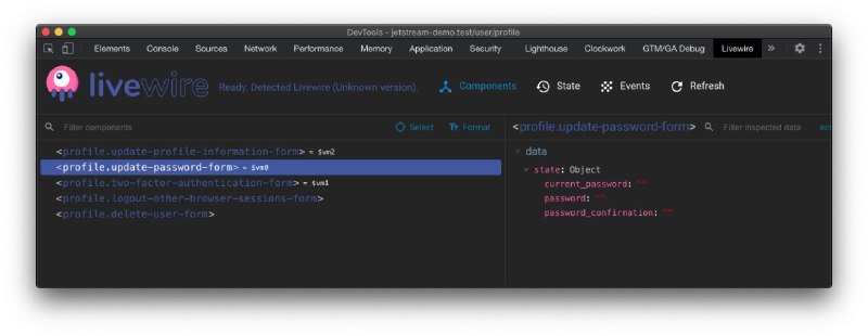 Релиз Livewire Devtools 0.1