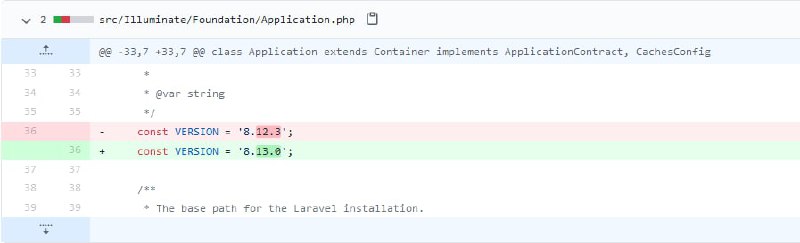 Релизы Laravel 8.13 и 7.29.3