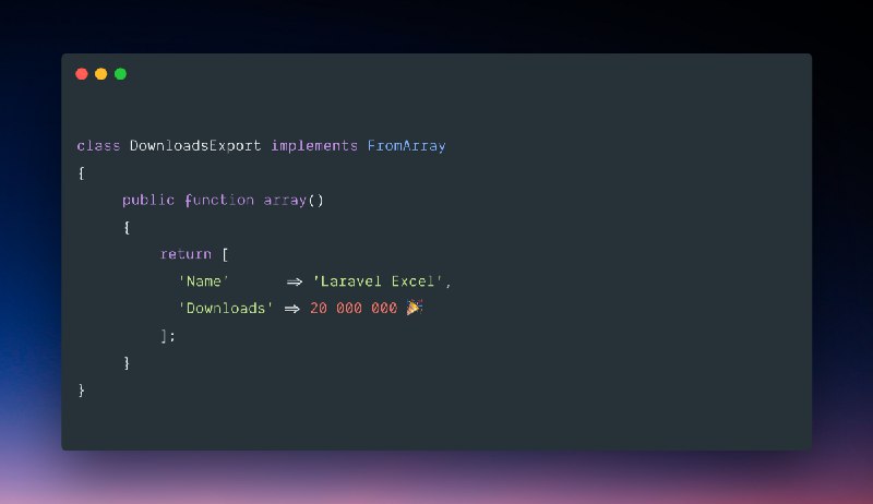 New milestone: 20 million downloads for Laravel Excel
