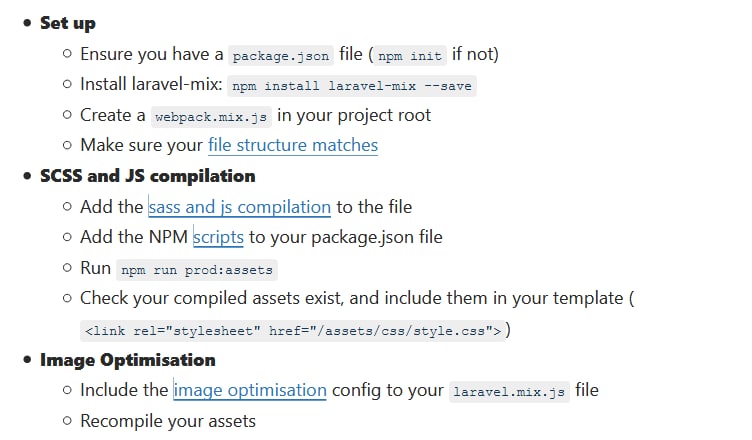 Настройка и использование Laravel Mix