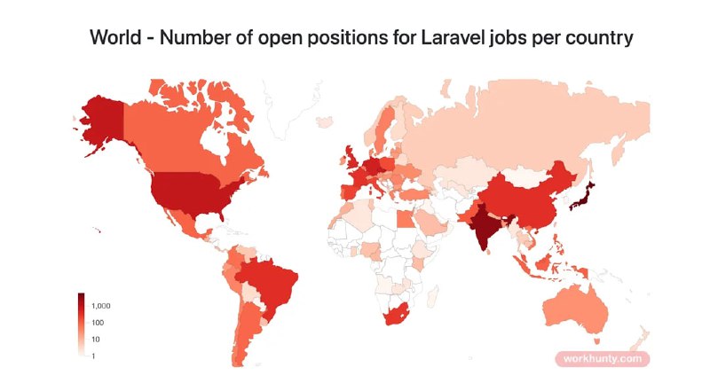 Количество открытых вакансий для Laravel-разработчиковПо версии Workhunty в России их всего 5, а в Японии 6000. Едем в Японию! 