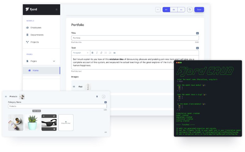 Fjord — новая админка для Laravel
