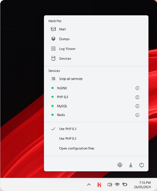 Релиз Laravel Herd для Windows