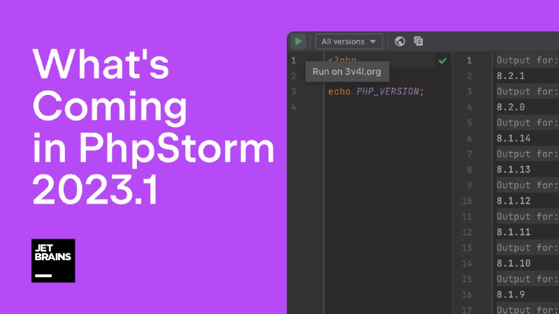 What’s Next in PhpStorm: The 2023.1 Public Roadmap - The JetBrains Blog
