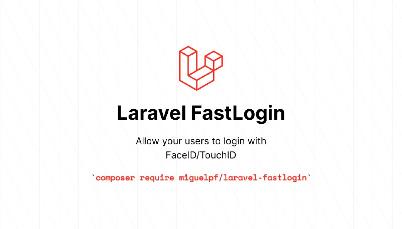 GitHub - m1guelpf/laravel-fastlogin: Allow your users to login with FaceID/TouchID