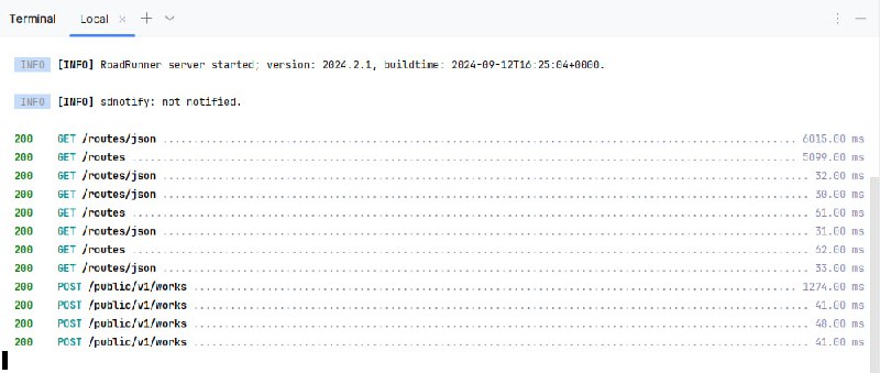 ⚡ Laravel Octane для тех, кто хочет быстро вкатиться, но не знает с чего начатьВозникла необходимость запустить вышеупомянутый сервис с RoadRunner на одном из проектов, и чтобы не ходить вокруг да около, прилагаю процесс в "сухом" виде:При разработке под Windows нужно обязательно войти в подсистему Linux (wsl или в контейнер виртуализации), так как под самим Windows запустить RoadRunner можно, но вот Laravel Octane - нет. Причина в использовании функций сигналов, отсутствующих в Windows. Дальше для всех одинаково.1. Устанавливаем зависимости:composer require laravel/octane spiral/roadrunner spiral/roadrunner-cli spiral/roadrunner-