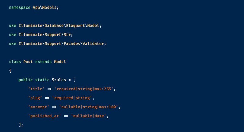 Нестандартный Laravel: Автоматическая валидация Моделей
