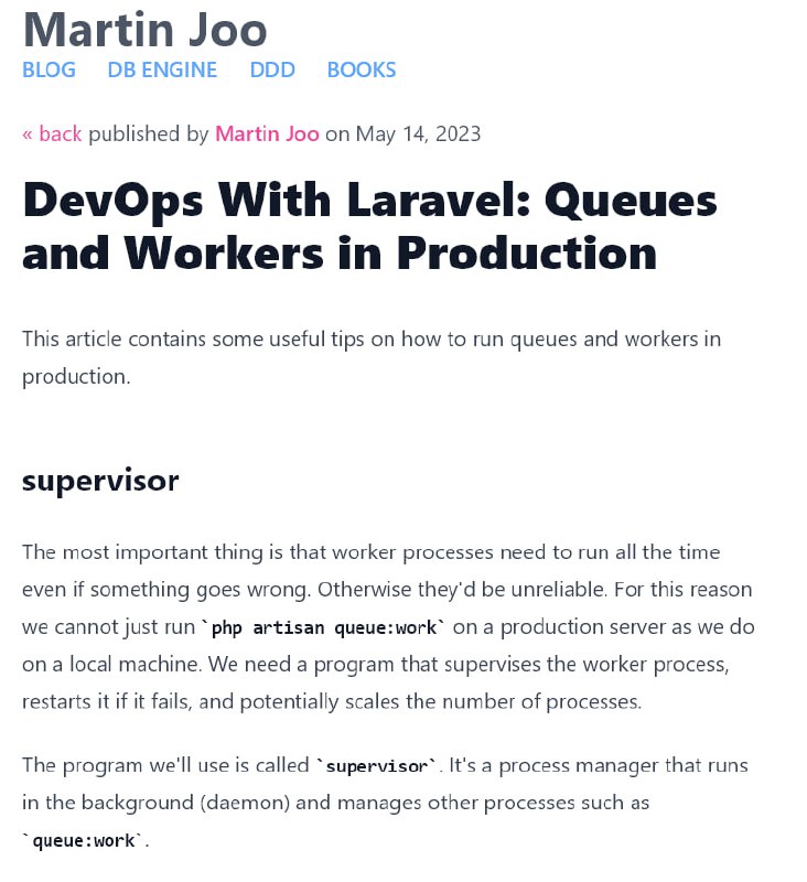 ДевОпс и Laravel: Очереди и Обработчики в Продакшене