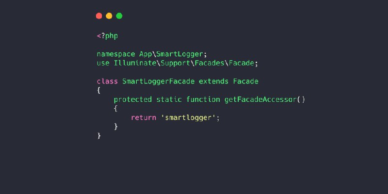 Define your own facade in laravel