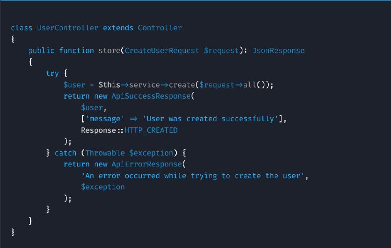 Создание стандартизированных ответов для API с помощью классов Responsable