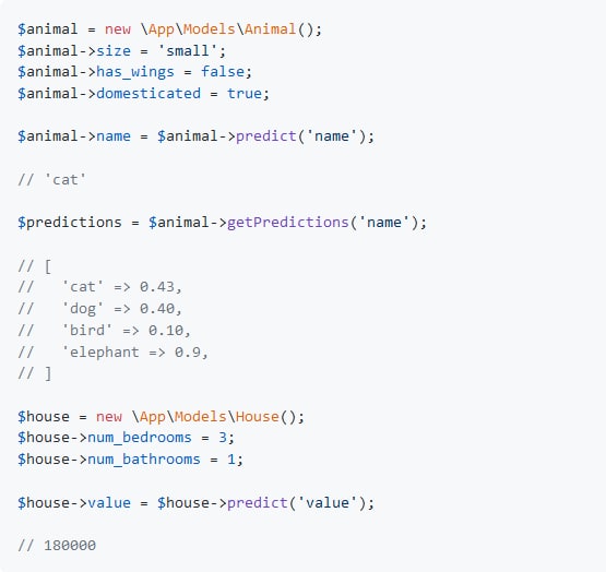 Eloquent Attribute Value Prediction