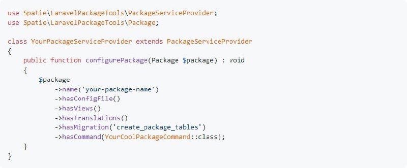Релиз Laravel Package Tools