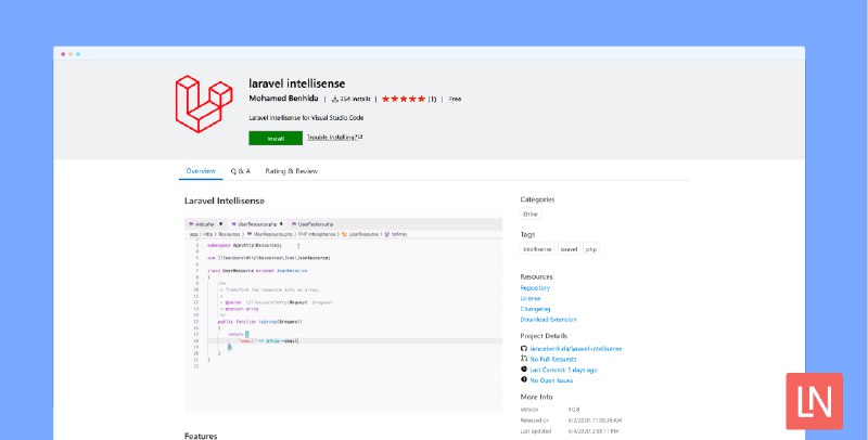 Laravel Intellisense Plugin for Visual Studio Code - Laravel News