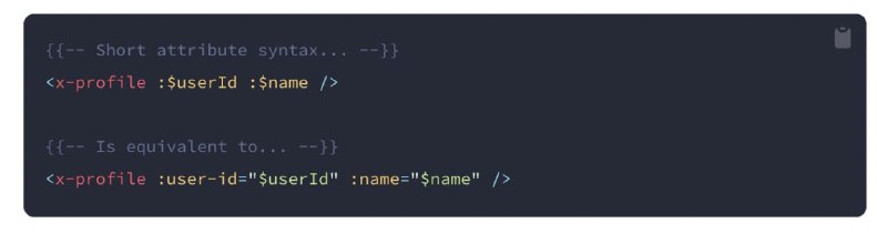 В Laravel 9.34 реализован короткий синтаксис для blade-компонентов