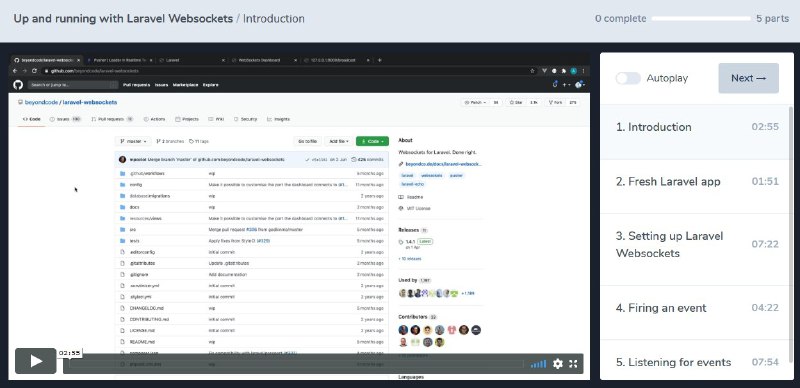 Курс «Laravel Websockets»