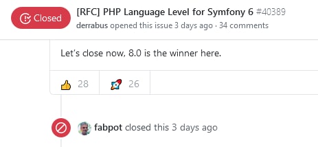 Symfony 6.0 выйдет в ноябре этого года и будет требовать PHP 8.0