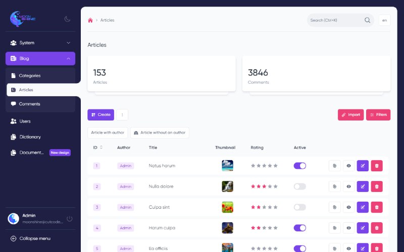 MoonShine — админка для Laravel