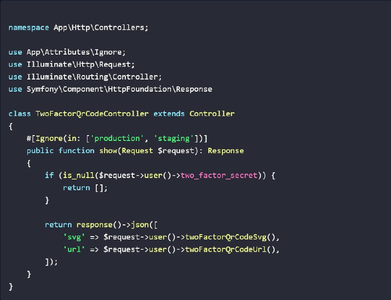 Атрибуты PHP в Laravel