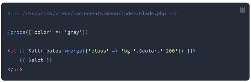 В PHPStorm 2022.2 наконец-то будут поддерживаться @props и @aware в blade-компонентах.