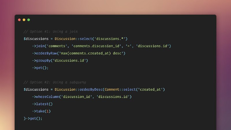 Как отсортировать записи по столбцу отношений «hasMany» в Laravel?