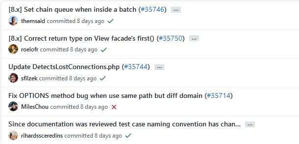 Релиз Laravel 8.21
