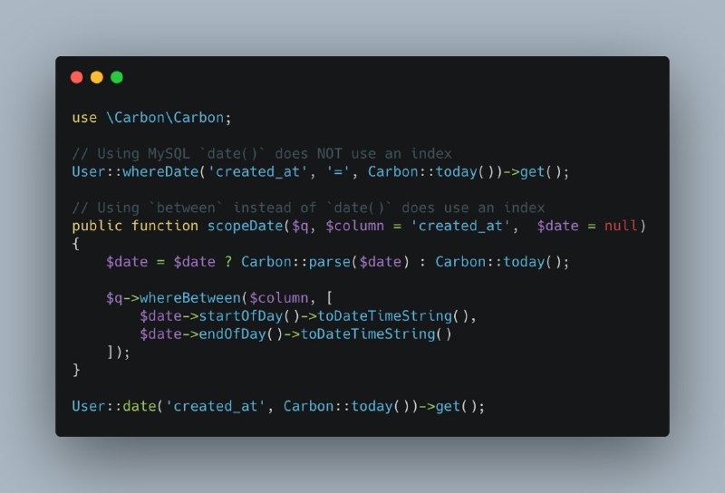 Небольшой совет по Laravel от Barry vd. Heuvel.