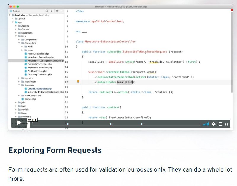 Изучаем Form Requests