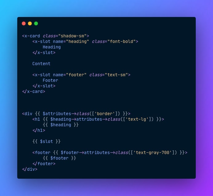 Релиз Laravel 8.56Основная фишка версии — кастомные атрибуты в слотах blade-компонентов.