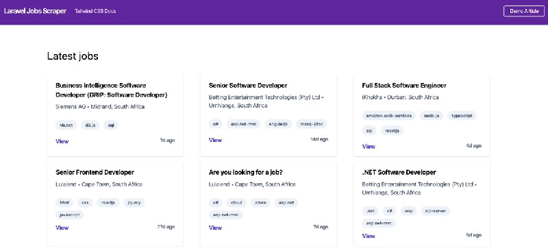 Web scraping 101: let’s build a curated list using Laravel 7 and Tailwind CSS