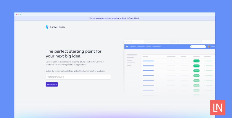 Laravel Spark Next is Here